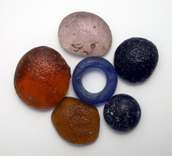 Cabochons, Greek, Glass, 5-Pack, plus Bonus Bead!